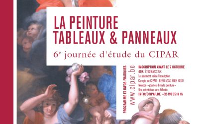 CIPAR- 6e journée d’étude consacrée au patrimoine religieux sur « La peinture sur toile et sur panneau »-18 octobre 2024