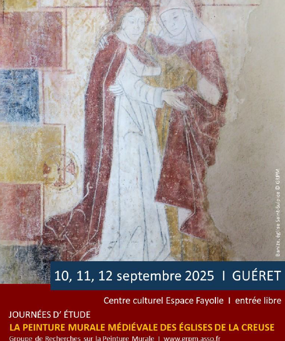 Journées d’études – La peinture médiévale des églises de la Creuse – 10.12/09/25